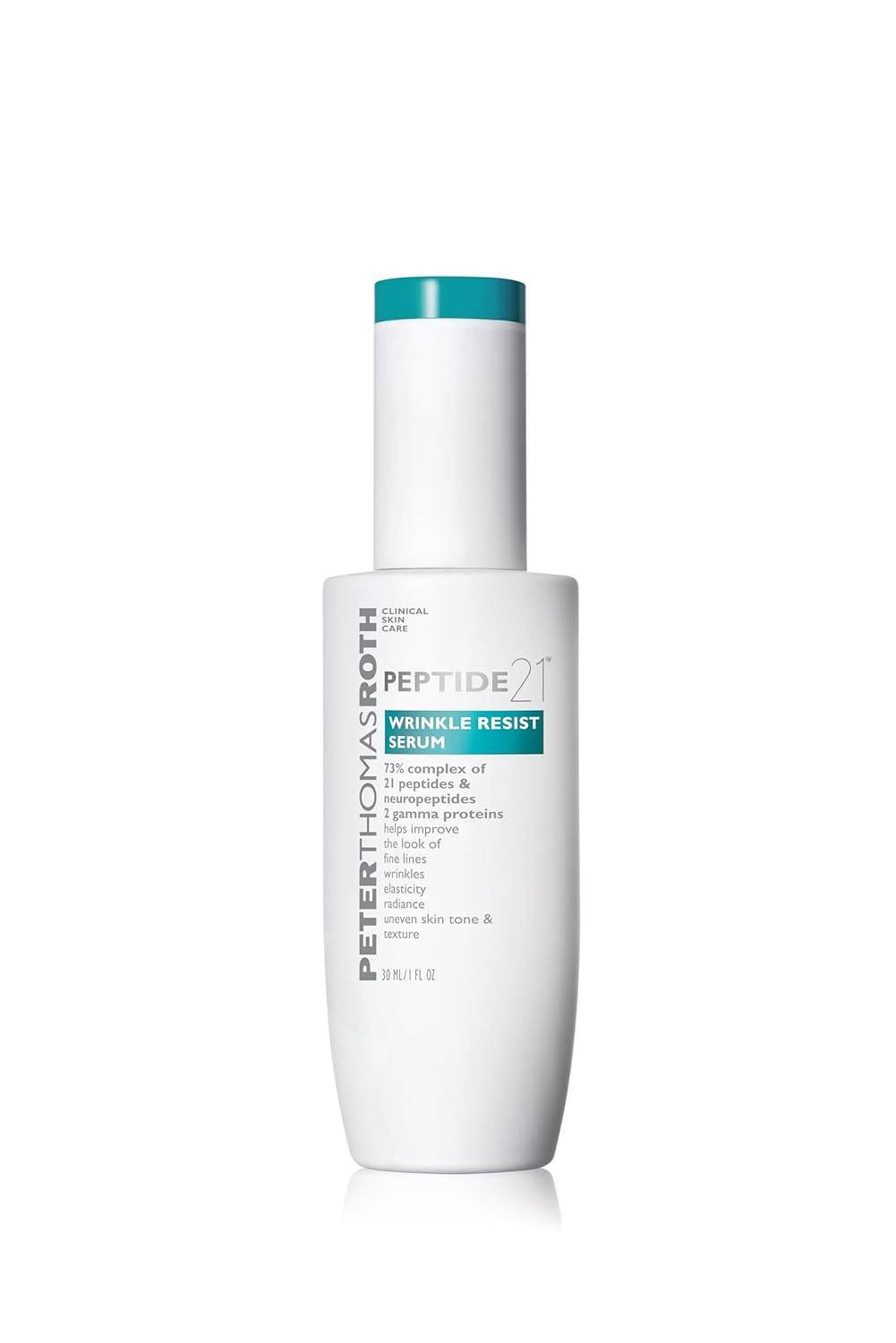 Peptide 21 Wrinkle Resist Serum | Peptides and Neuropeptides Improve the Look of Fine Lines, Wrinkles, Elasticity, Radiance, Uneven Skin Tone and Texture