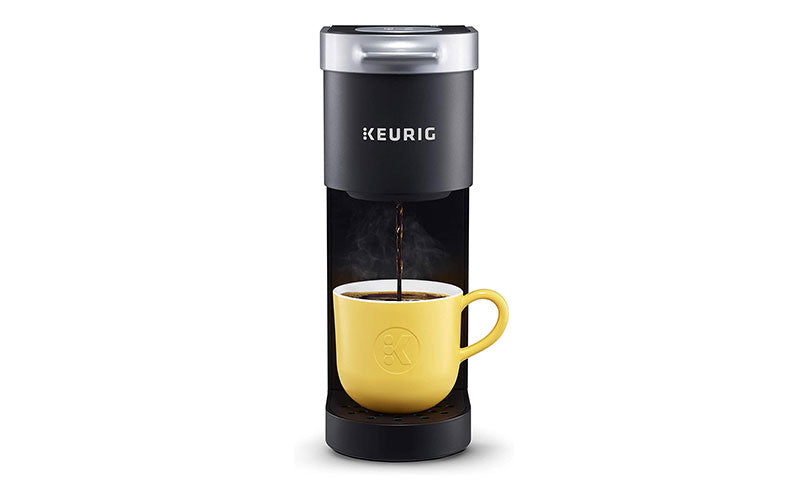 Mini Coffee Maker, Single Serve K-Cup Pod Coffee Brewer, 6 to 12 oz. Brew Sizes, Black