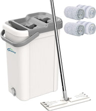 Load image into Gallery viewer, Flat Floor Mop and Bucket Set for Home Floor Cleaning
