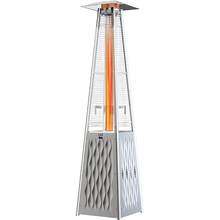Load image into Gallery viewer, Pyramid Patio Heater, 48000 BTU Outdoor Flame Patio Heater All Stainless Steel
